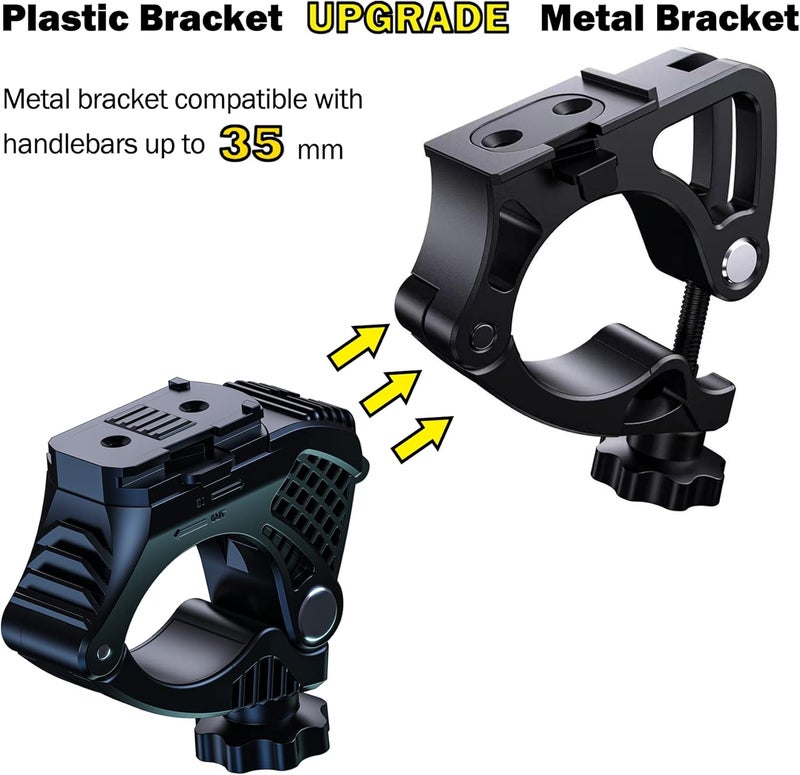 victagen Replacement Bracket for Bike Lights VTG8 VTG8Shield B3 Model, Bike Headlight Mount Base, Bicycle Light Holder, Easy to Install, for 22-35mm Handlebar, NOT for Y18 VTG10 Light - Image 4